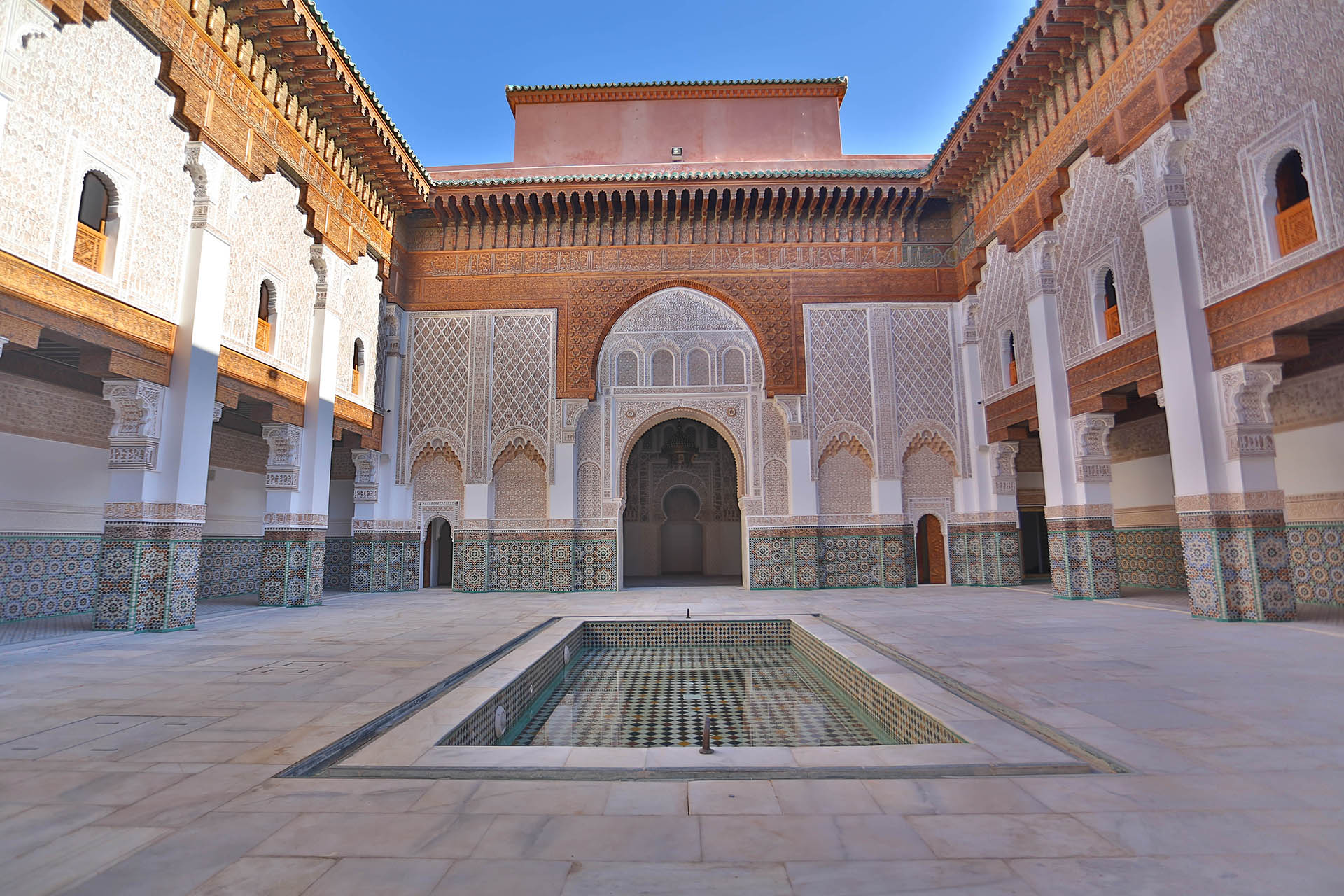Historical Photo Gallery Of The Ben Youssef Madrasa In Marrakech Historical Photo Gallery Of The Ben Youssef Madrasa In Marrakech